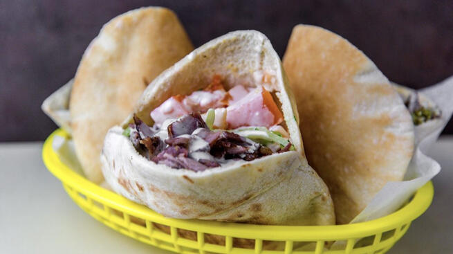 shawarma sandwich